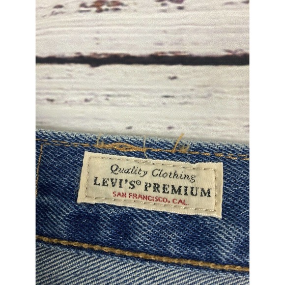 NWT Levi's Premium Mens 38x30 501 93 Straight Paint Splatter Jeans Big E Vtg - Picture 7 of 9